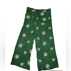 Wide leg high waist beach pant from ZARA